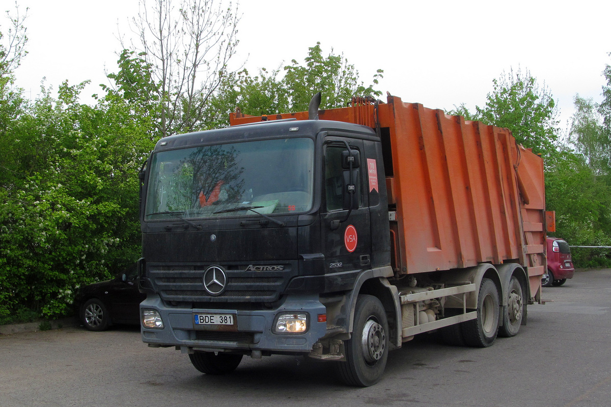 Литва, № BDE 381 — Mercedes-Benz Actros ('2003) 2532