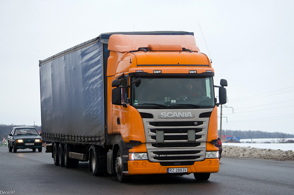 Польша, № RZ 2883V — Scania ('2013) R450