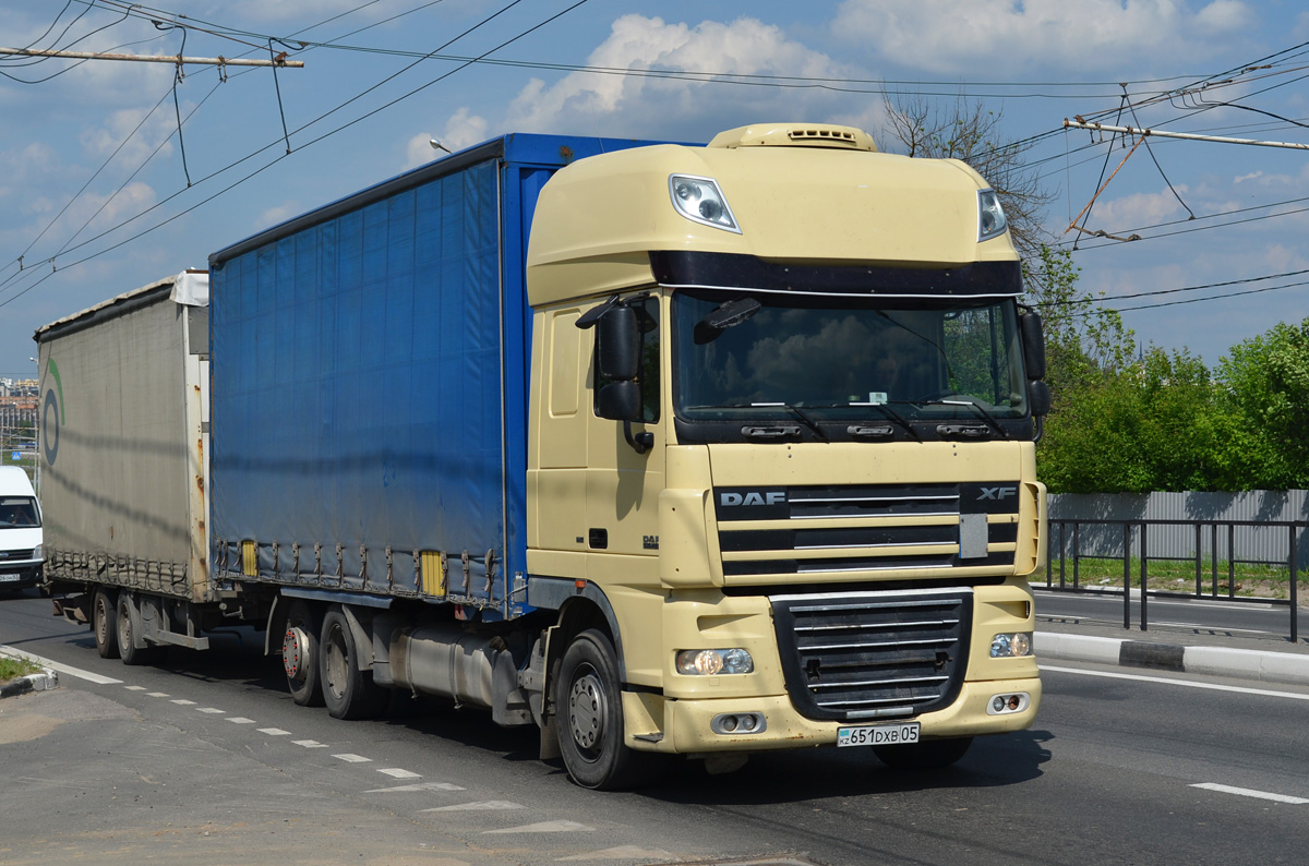 Алматинская область, № 651 DXB 05 — DAF XF105 FAR