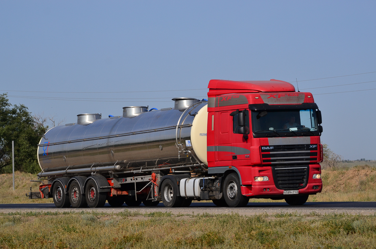 Краснодарский край, № Х 589 КО 123 — DAF XF105 FT