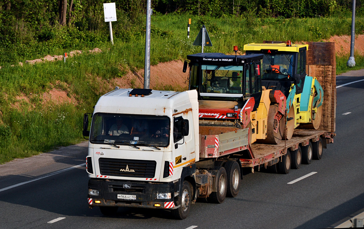 Калужская область, № М 966 НС 40 — МАЗ-6430A9