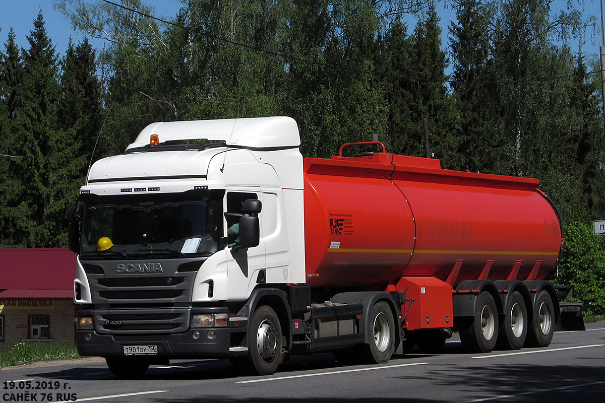 Московская область, № Т 901 ОУ 750 — Scania ('2011) P400