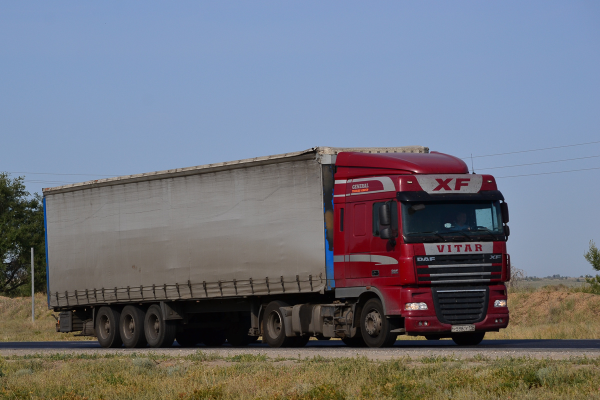 Татарстан, № Р 598 СУ 116 — DAF XF105 FT