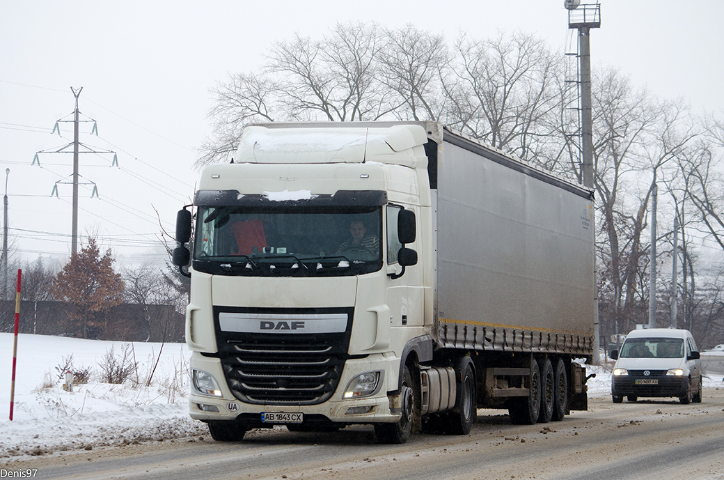 Винницкая область, № АВ 1843 СХ — DAF XF Euro6 FT