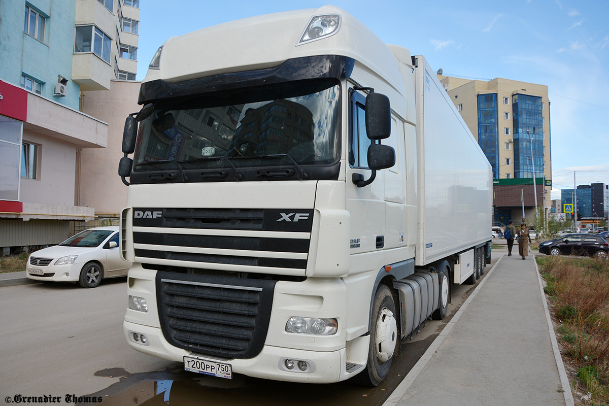 Московская область, № Т 200 РР 750 — DAF XF105 FT