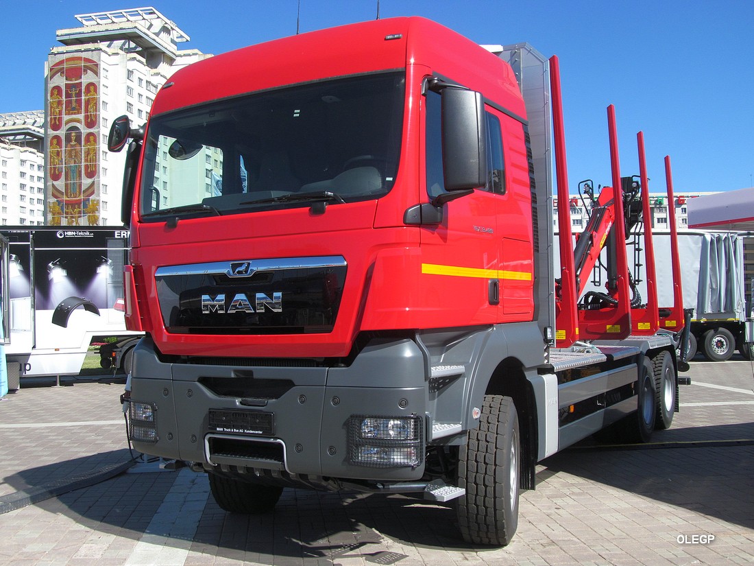 Германия, № (DE) U/N 0012 — MAN TGX ('2007) 33.480; Минск — Выставка "БАМАП-2019"