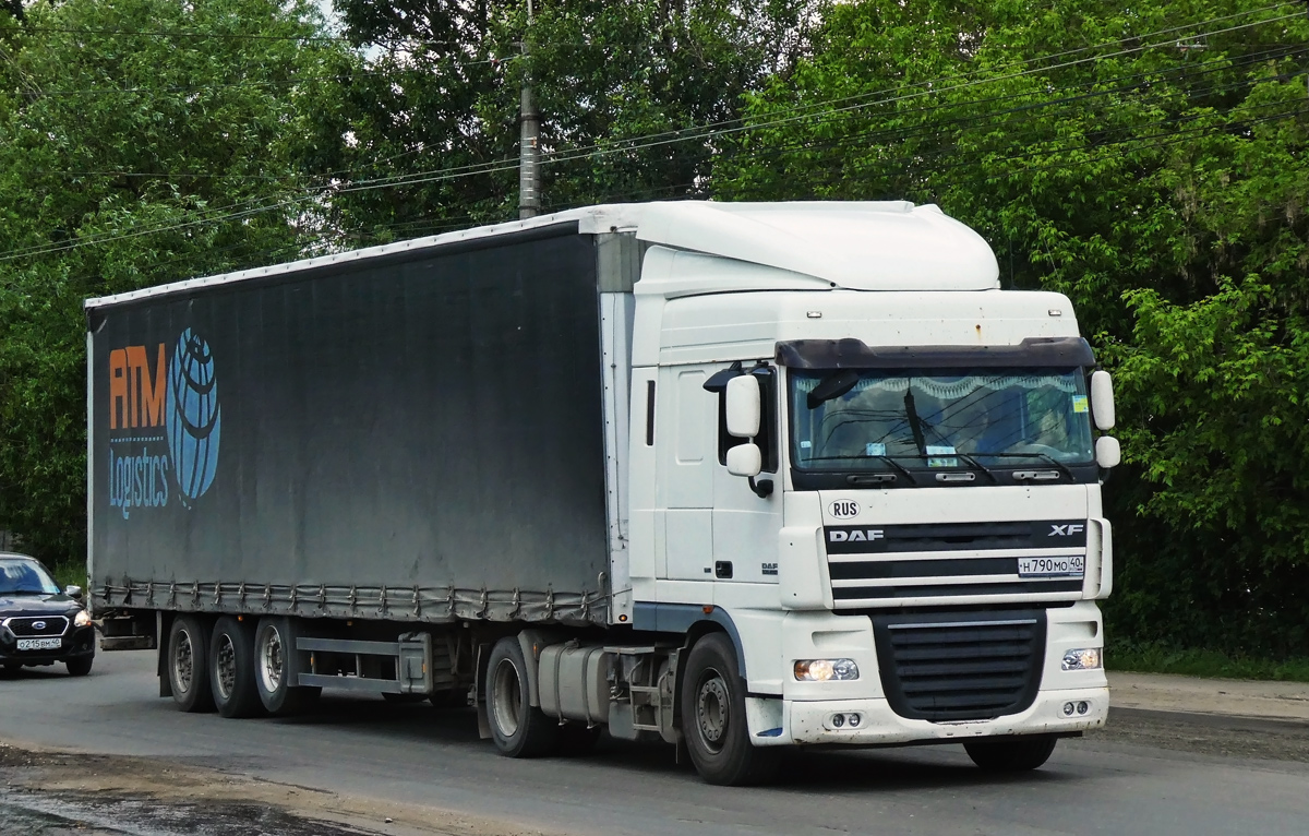 Калужская область, № Н 790 МО 40 — DAF XF105 FT