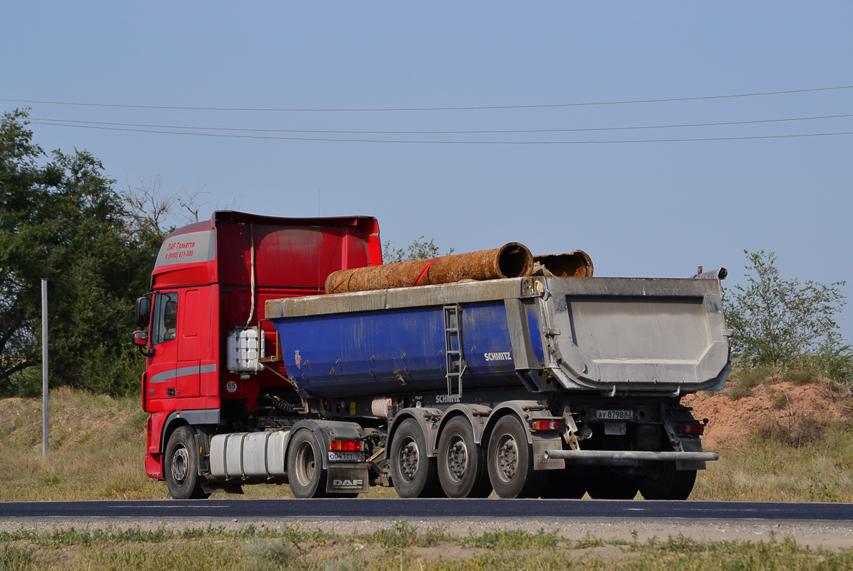 Самарская область, № О 041 ТТ 163 — DAF XF105 FT