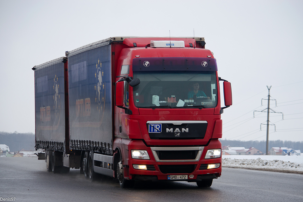 Молдавия, № GMB 472 — MAN TGX ('2007) 26.440