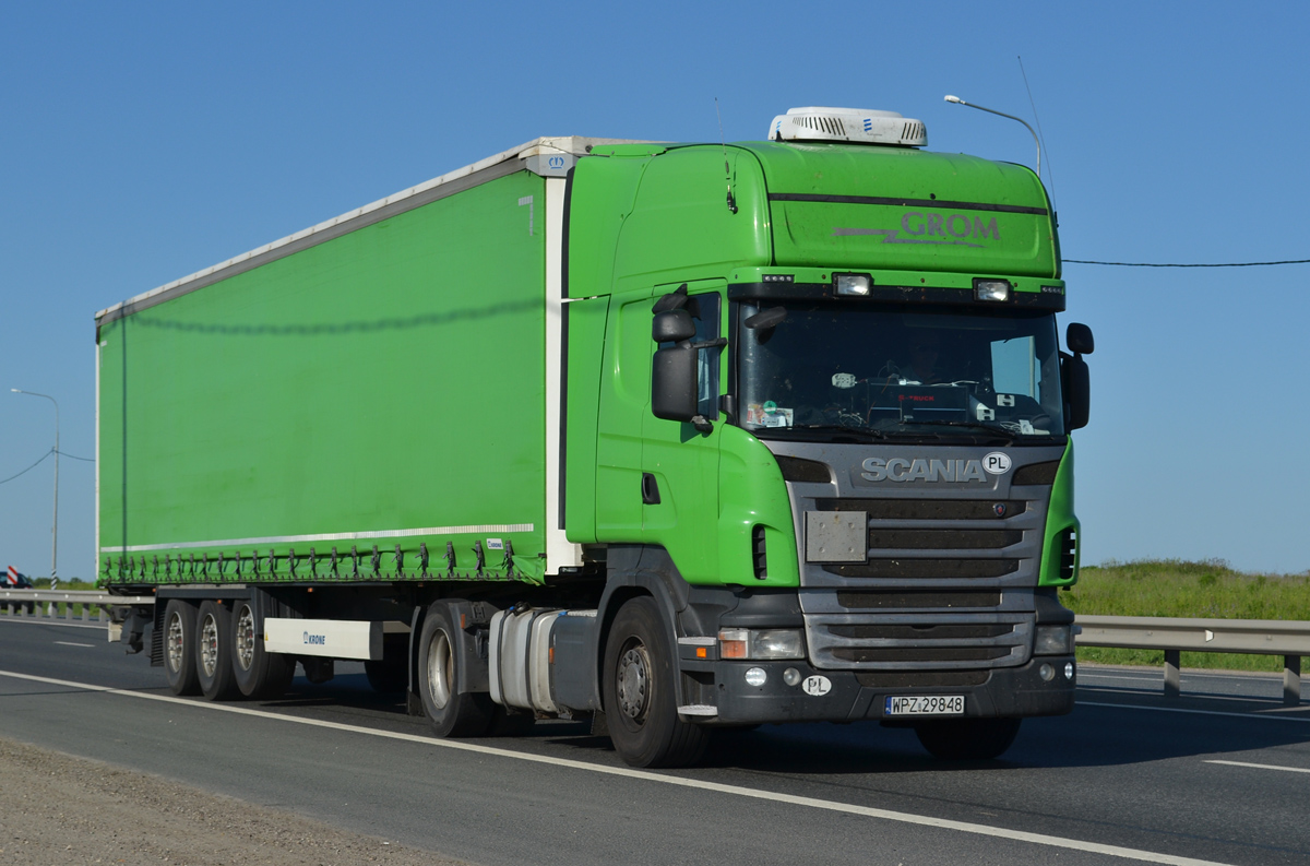 Польша, № WPZ 29848 — Scania ('2009, общая модель)