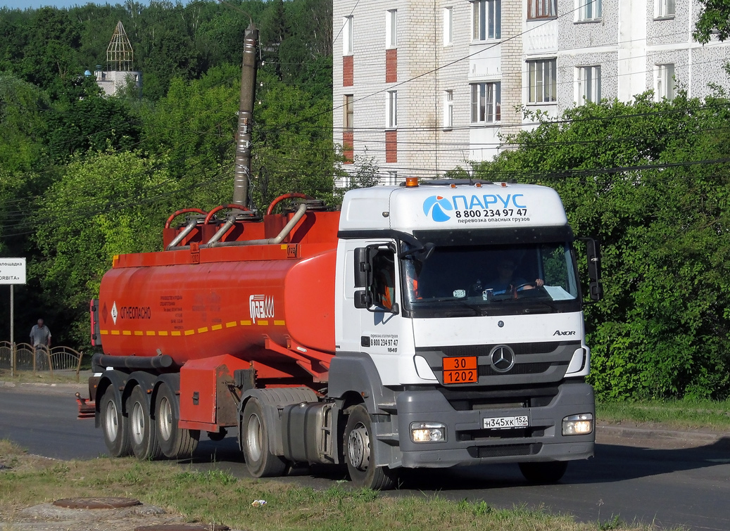 Нижегородская область, № Н 345 ХК 152 — Mercedes-Benz Axor 1840 [Z9M]