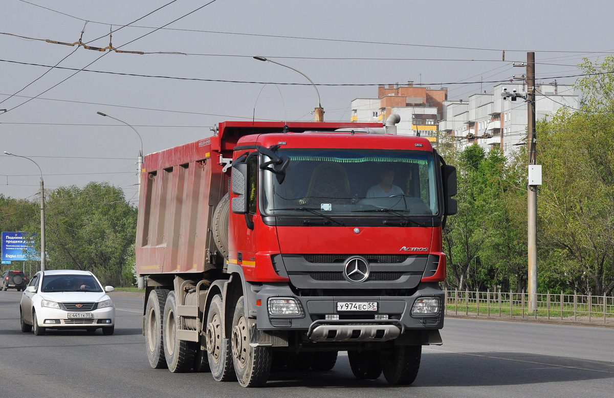 Омская область, № У 974 ЕС 55 — Mercedes-Benz Actros '09 4141 [Z9M]