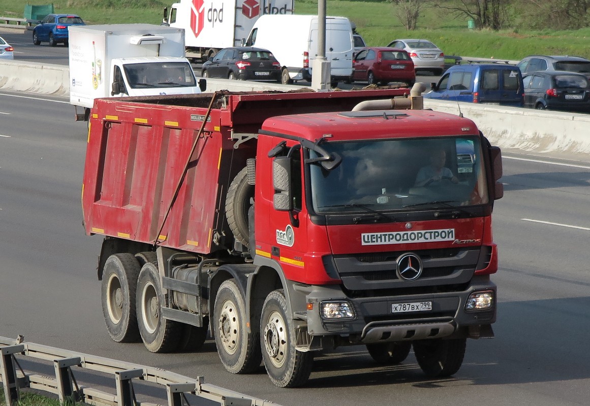 Москва, № Х 787 ВХ 799 — Mercedes-Benz Actros '09 4141 [Z9M]