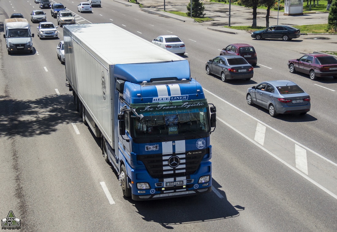 Алматы, № 833 DA 02 — Mercedes-Benz Actros ('2003) 1846