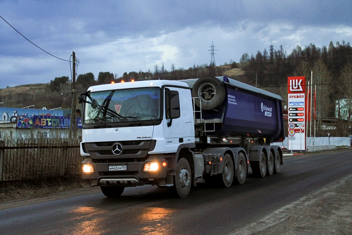 Пермский край, № М 442 РМ 159 — Mercedes-Benz Actros '09 3346 [Z9M]