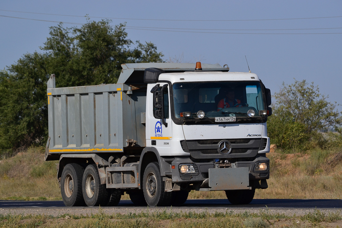 Волгоградская область, № А 567 НМ 134 — Mercedes-Benz Actros '09 3336 [Z9M]