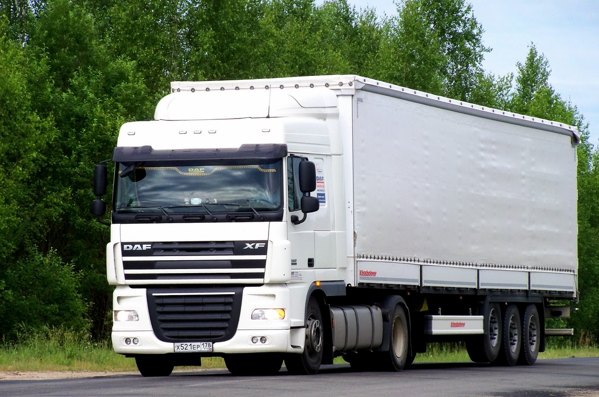 Санкт-Петербург, № Х 521 ЕР 178 — DAF XF105 FT