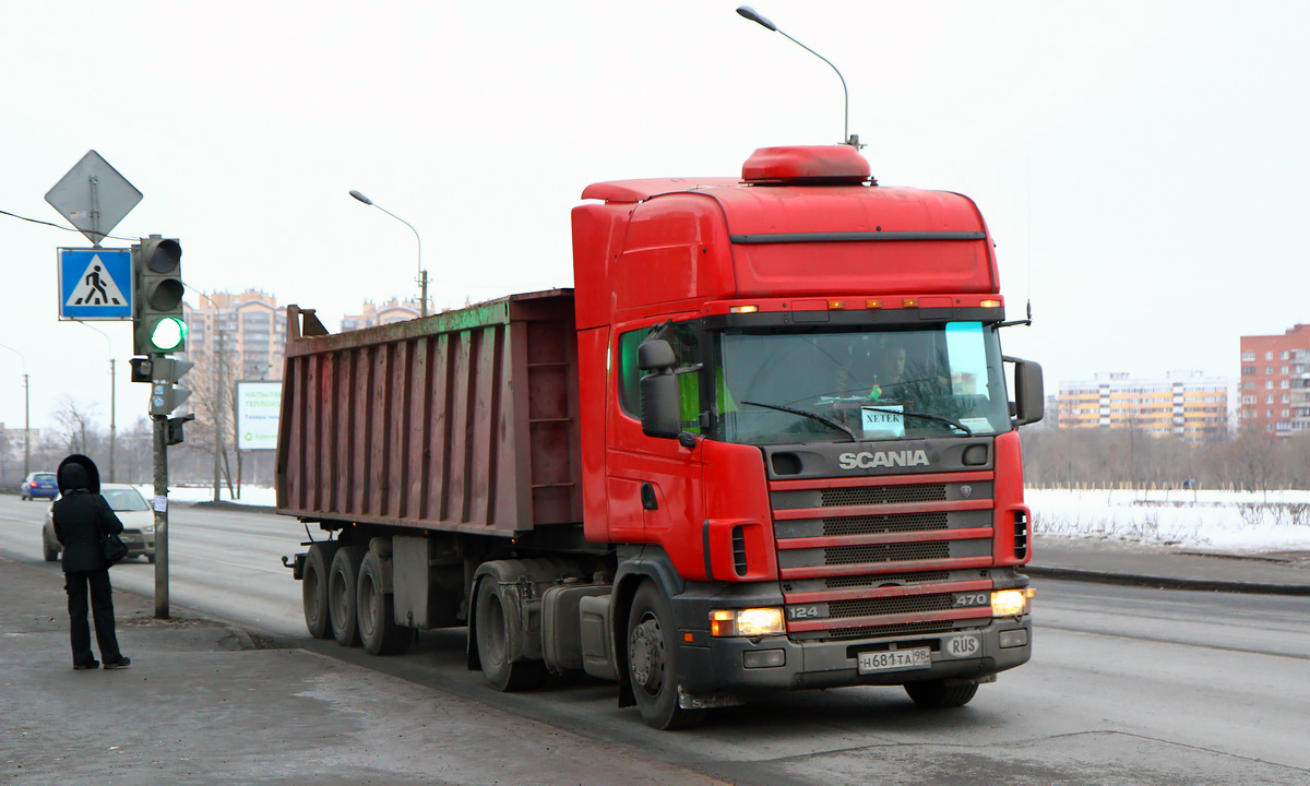 Санкт-Петербург, № Н 681 ТА 98 — Scania ('1996) R124L