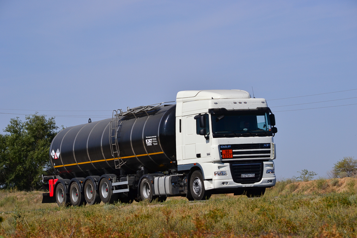 Волгоградская область, № Е 421 ВР 134 — DAF XF105 FT