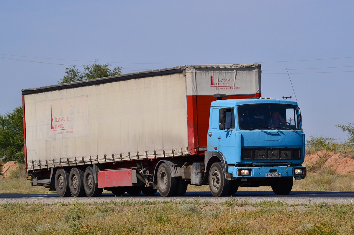 Волгоградская область, № Е 107 НМ 34 — МАЗ-54323