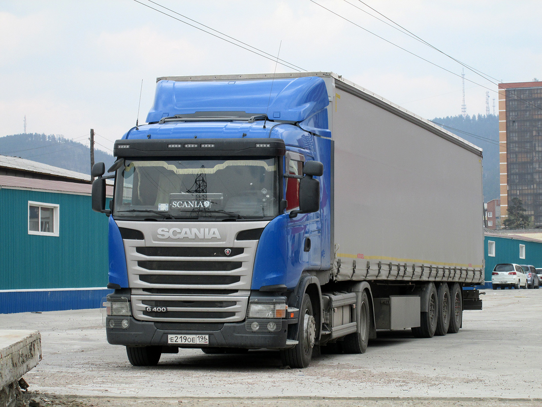 Свердловская область, № Е 219 ОЕ 196 — Scania ('2013) G400