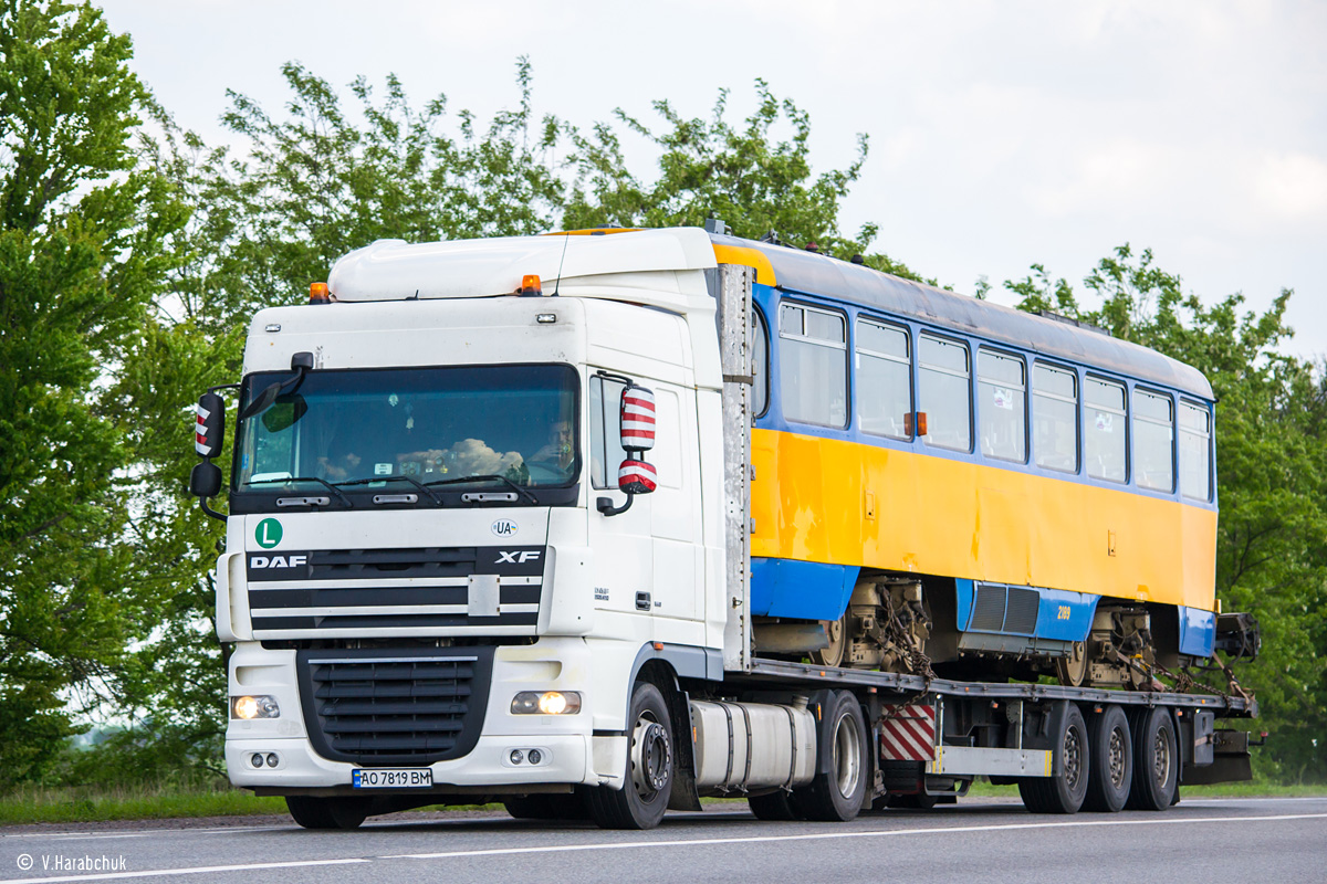 Закарпатская область, № АО 7819 ВМ — DAF XF105 FT