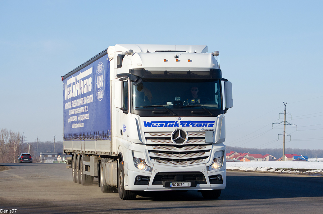 Львовская область, № ВС 0364 ІІ — Mercedes-Benz Actros ('2011) 1848