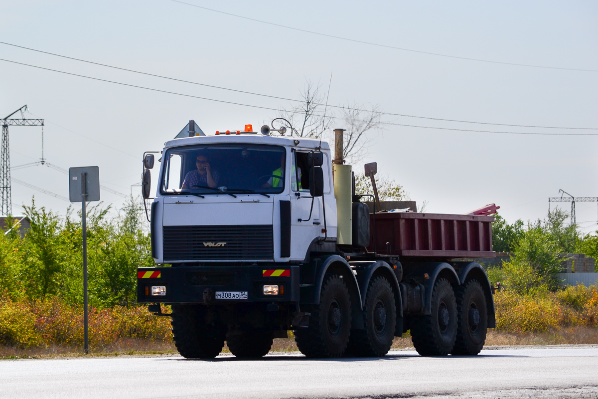 Волгоградская область, № М 308 АО 34 — МЗКТ-7402