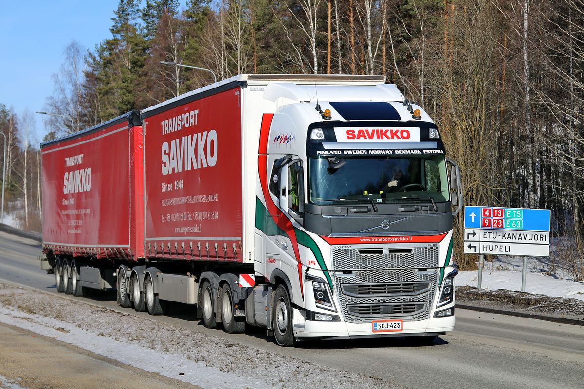 Финляндия, № SOJ-423 — Volvo ('2012) FH16.650
