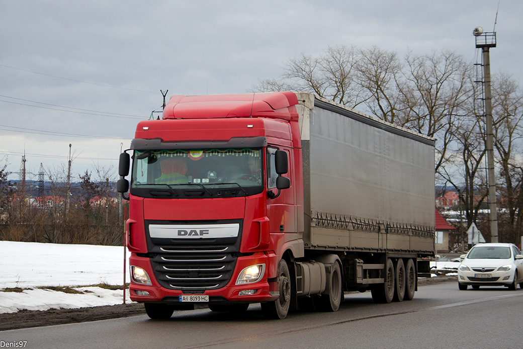 Киевская область, № АІ 8093 НС — DAF XF Euro6 FT