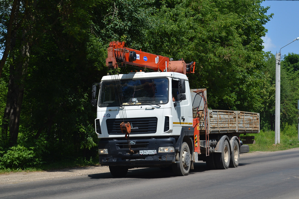 Калужская область, № Н 347 ХН 40 — МАЗ-6312B5