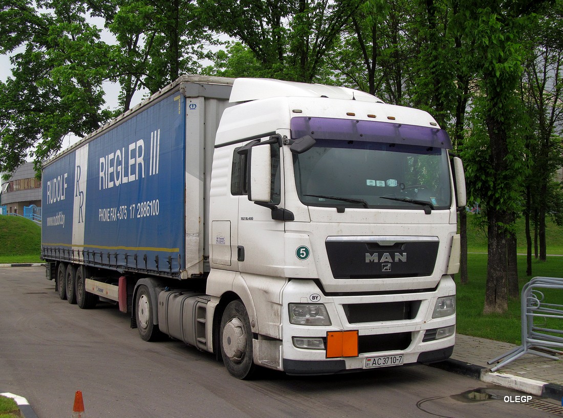 Минск, № АС 3710-7 — MAN TGX ('2007) 18.400