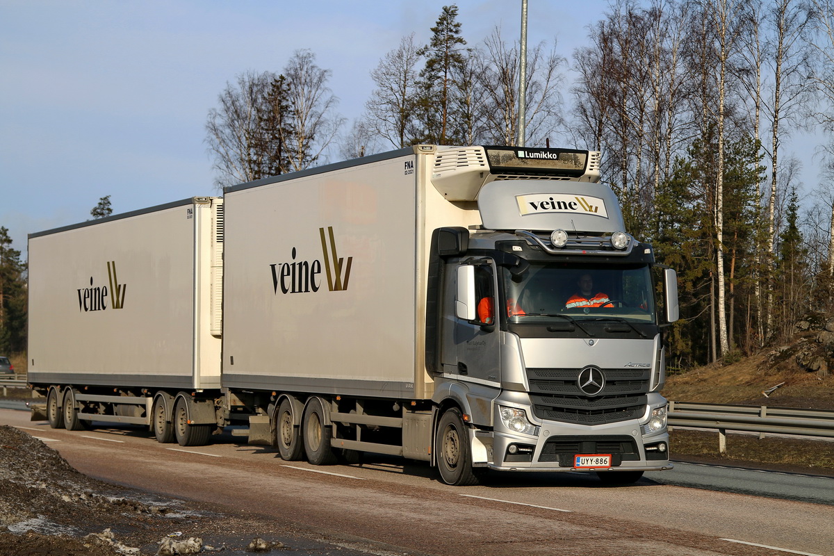 Финляндия, № UYY-886 — Mercedes-Benz Actros ('2011) 2551