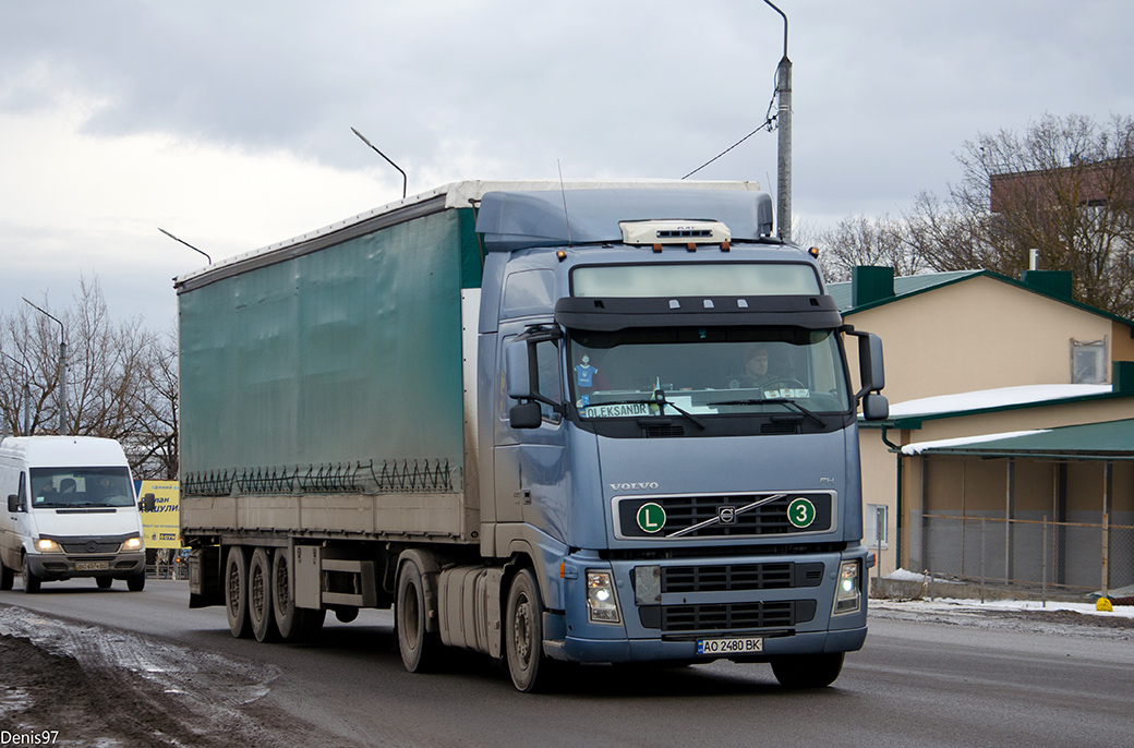 Закарпатская область, № АО 2480 ВК — Volvo ('2002) FH12.440