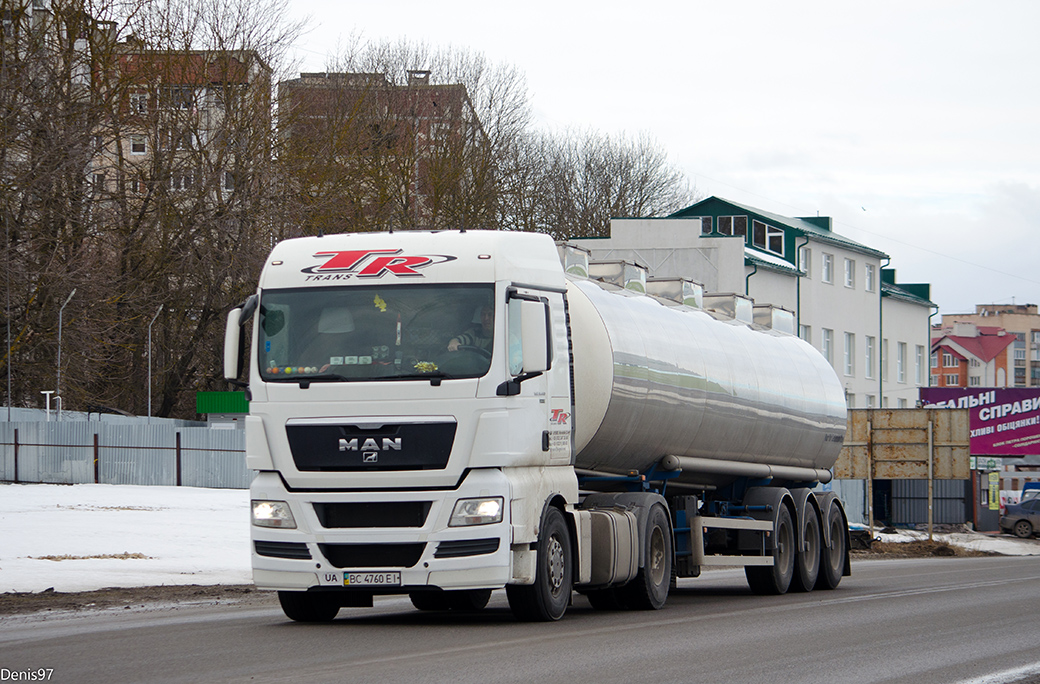 Львовская область, № ВС 4760 ЕІ — MAN TGX ('2007) 18.440