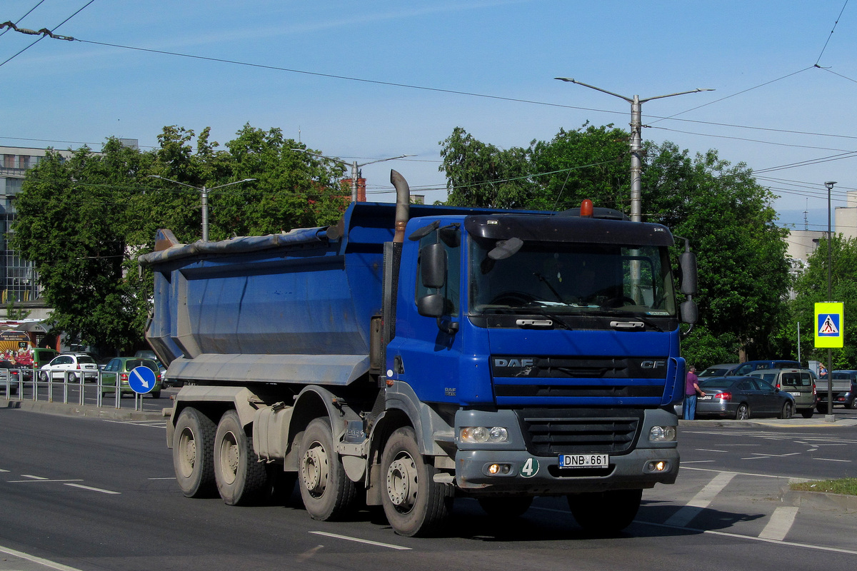 Литва, № DNB 661 — DAF CF85 FAD