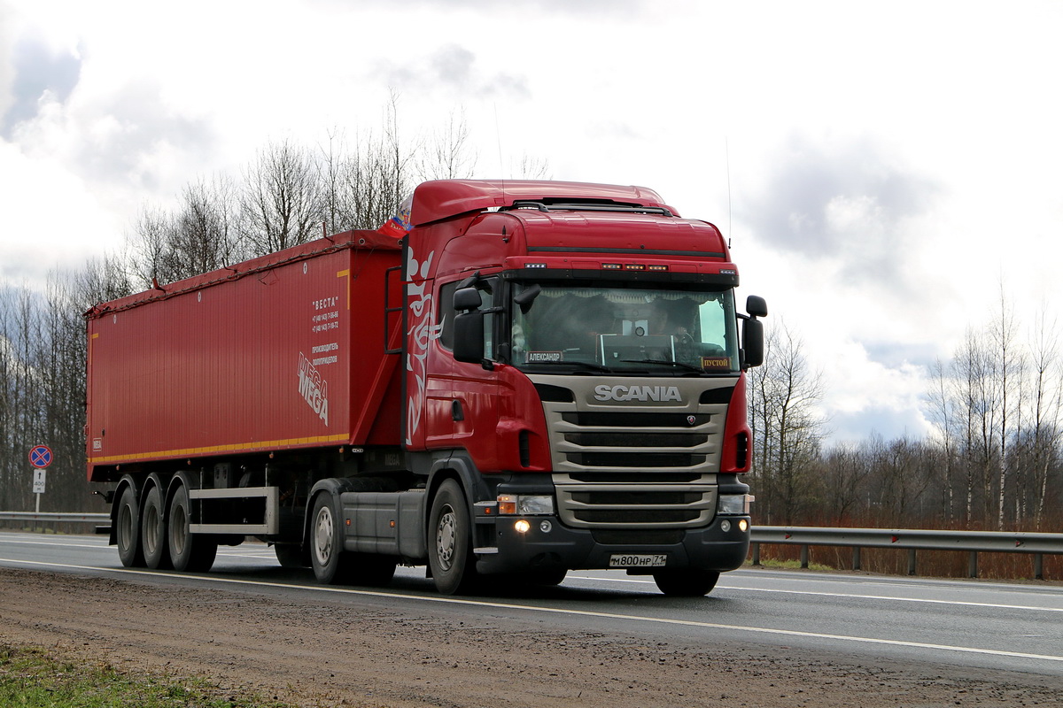 Тульская область, № М 800 НР 71 — Scania ('2009, общая модель)