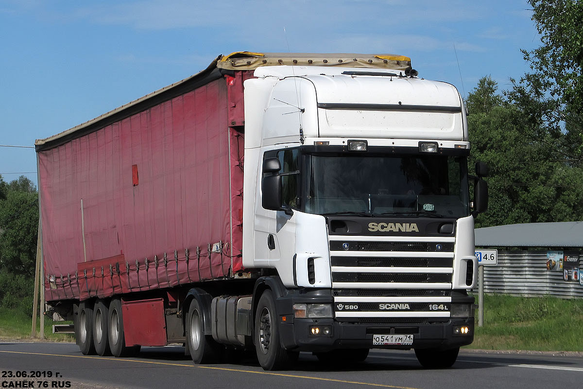 Тульская область, № С 541 УМ 71 — Scania ('1996) R144L