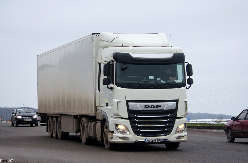 Киев, № АА 6602 ТР — DAF XF Euro6 FT