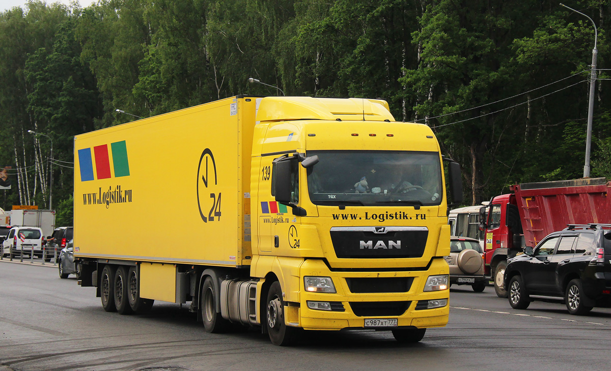 Москва, № С 987 ХТ 777 — MAN TGX ('2007) 18.400