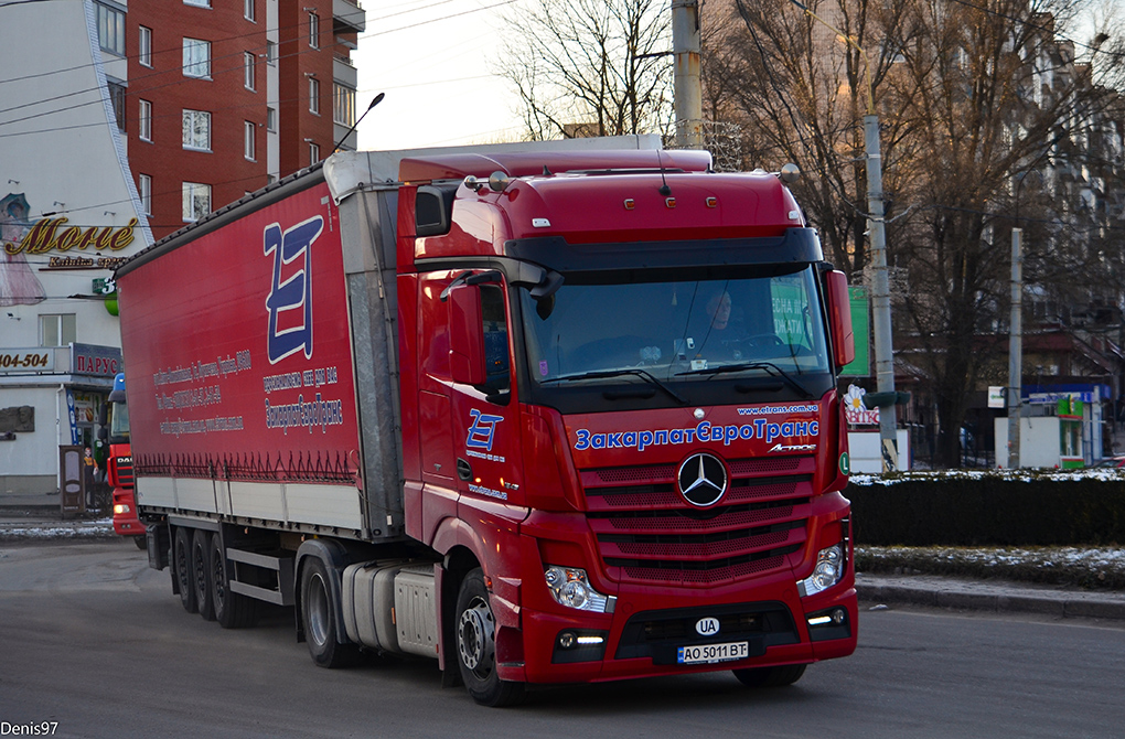 Закарпатская область, № 37 — Mercedes-Benz Actros ('2011) 1845