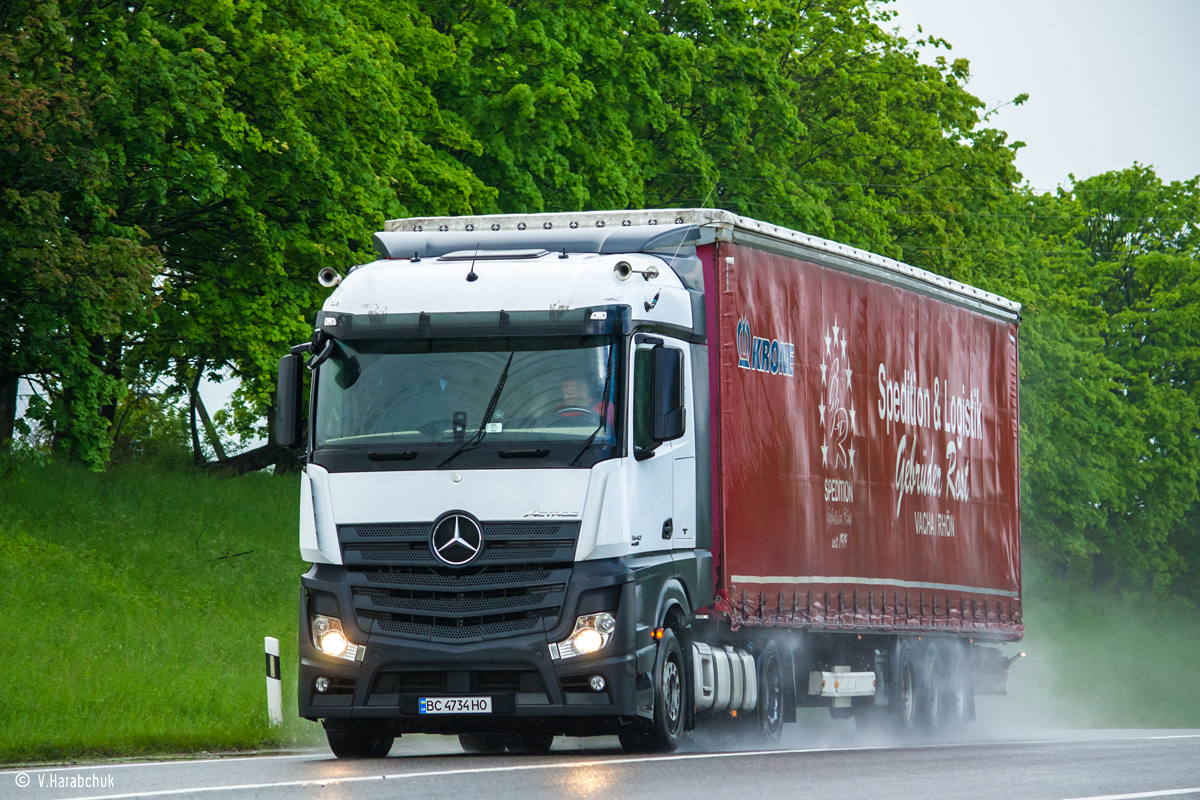 Львовская область, № ВС 4734 НО — Mercedes-Benz Actros ('2011) 1842