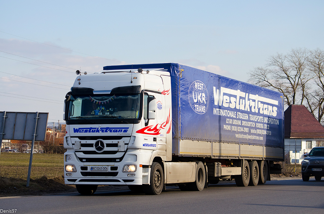 Львовская область, № ВС 0265 ОО — Mercedes-Benz Actros ('2009) 1844