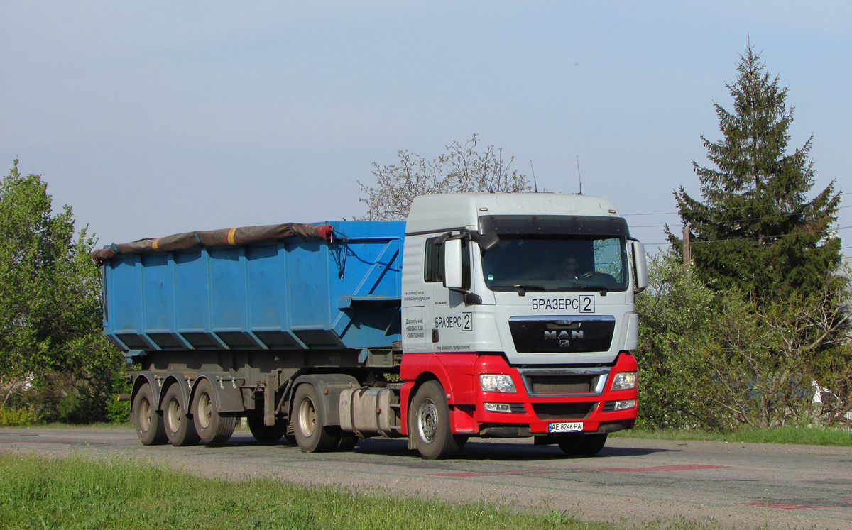 Днепропетровская область, № АЕ 8246 РА — MAN TGX ('2007) 18.440