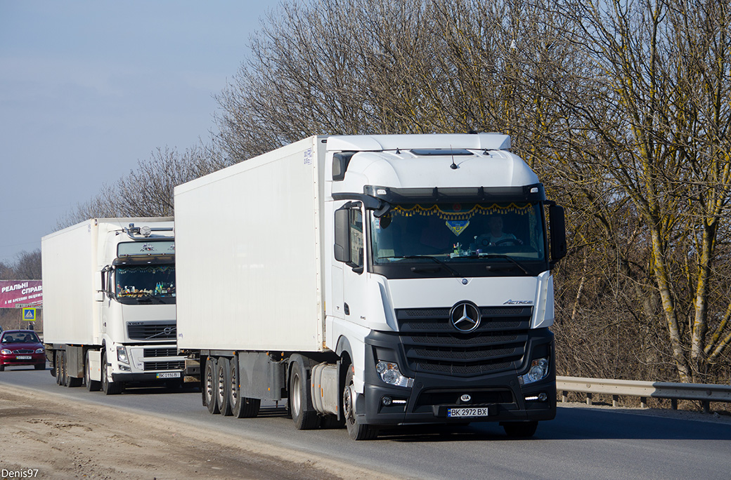 Ровненская область, № ВК 2972 ВХ — Mercedes-Benz Actros ('2011) 1845