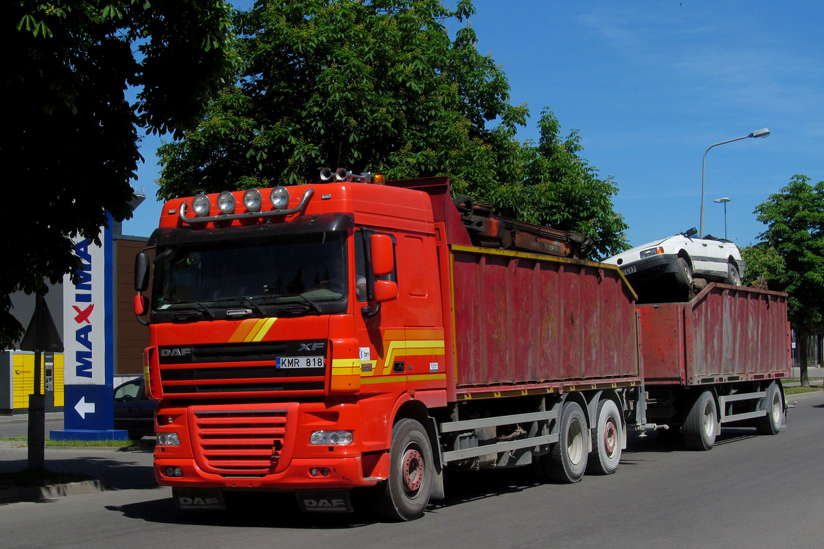 Литва, № KMR 818 — DAF XF105 FAR