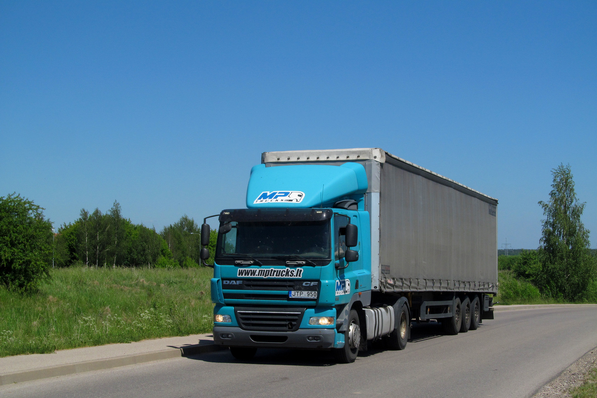 Литва, № JTP 950 — DAF CF85 FT