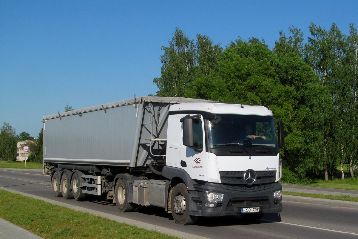 Литва, № KSO 708 — Mercedes-Benz Actros ('2011) 1840