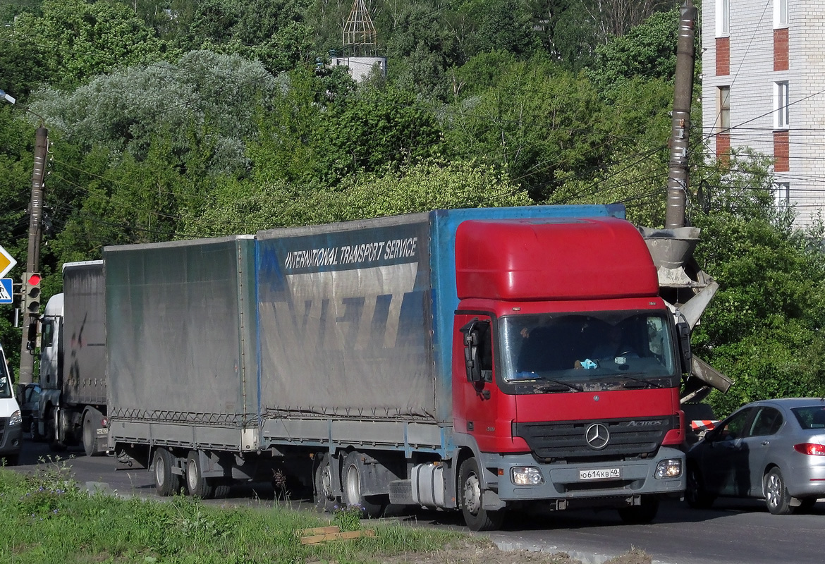 Калужская область, № О 614 КВ 40 — Mercedes-Benz Actros ('2003) 2536