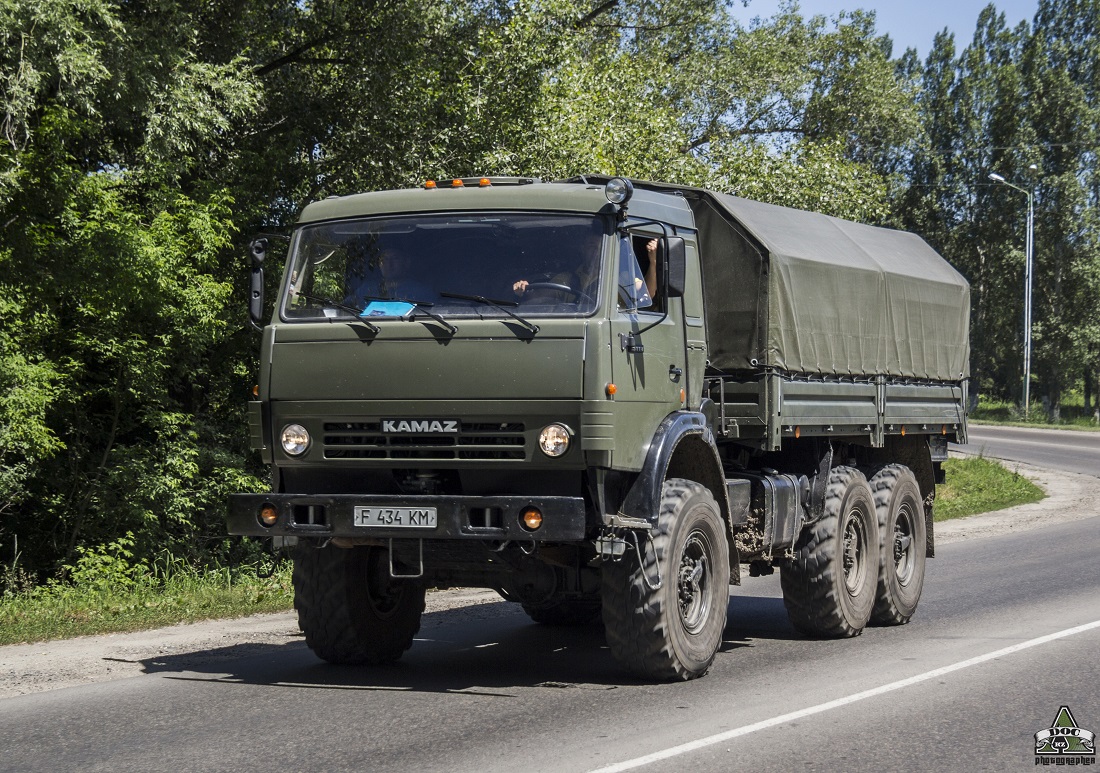 Восточно-Казахстанская область, № F 434 KM — КамАЗ-43118 (общая модель)